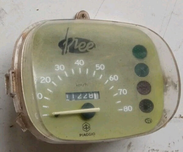 44708 44711 STRUMENTAZIONE CONTACHILOMETRI KM ORIGINALE PIAGGIO FREE SCALA 80 - immagine 4