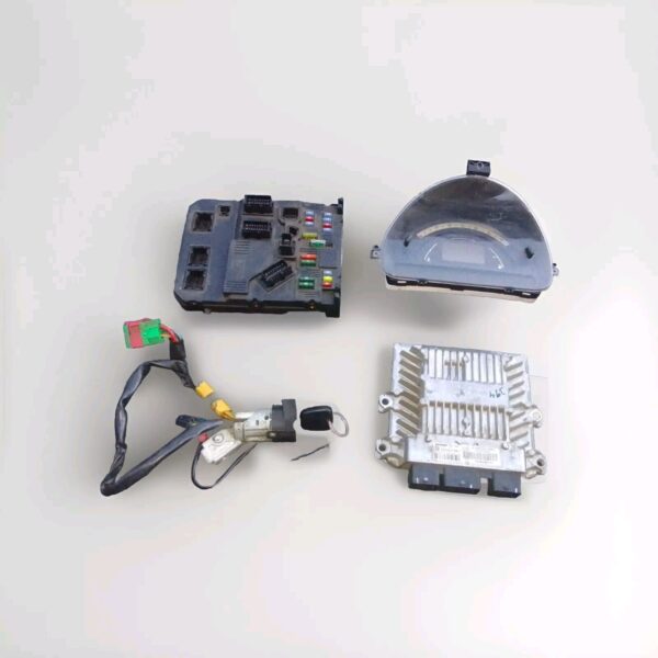 5WS40176B-T 9655939480 KIT STRUMENTI CENTRALINA CHIAVE CITROEN C2 BENZINA