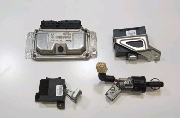 89661-0H022 0261208702 KIT CENTRALINA CHIAVE CITROEN C1 PEUGEOT 107 TOYOTA AYGO - immagine 3