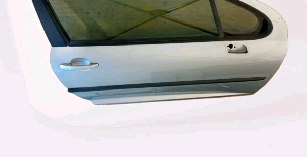 PORTA PORTIERA SPORTELLO ANTERIORE DESTRA DX  PEUGEOT 207  3P 3 PORTE ARGENTO - immagine 5