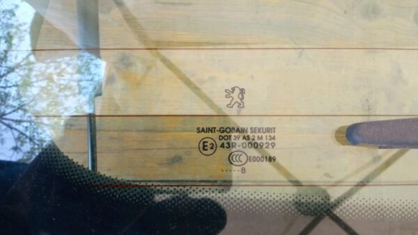 PORTELLONE COFANO POSTERIORE ORIGINALE PEUGEOT 207 SW  STATION WAGON 2008 GRIGIO - immagine 7