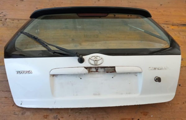 PORTELLONE COFANO POSTERIORE TOYOTA COROLLA 2000 AL 2007 BIANCO - immagine 3