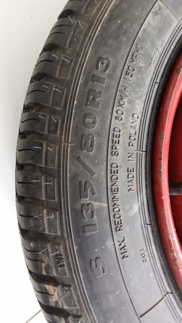 RUOTINO RUOTA DI SCORTA FIAT   135 / 80 R 13 - immagine 4