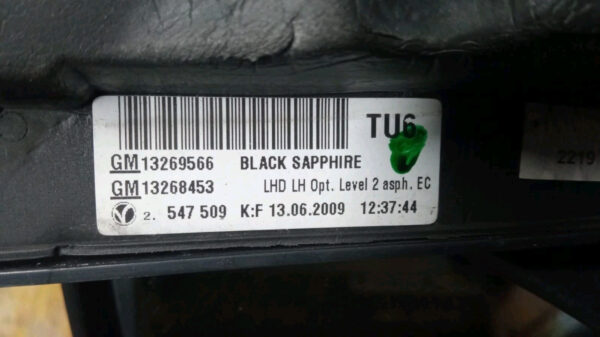 13269566 SPECCHIO SPECCHIETTO RETROVISORE SINISTRO OPEL INSIGNIA 2010 2009 2013 - immagine 6