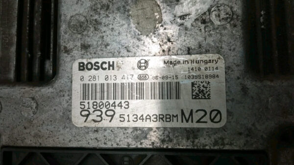 51800443 KIT STRUMENTI CENTRALINA BLOCCHETTO CHAVE ALFA ROMEO 159 DIESEL - immagine 7