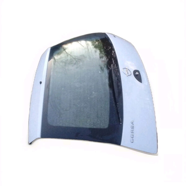 PORTELLONE COFANO BAGAGLIAIO LUNOTTO POSTERIORE OPEL CORSA C 2003 AL 2006 BIANCO - immagine 3