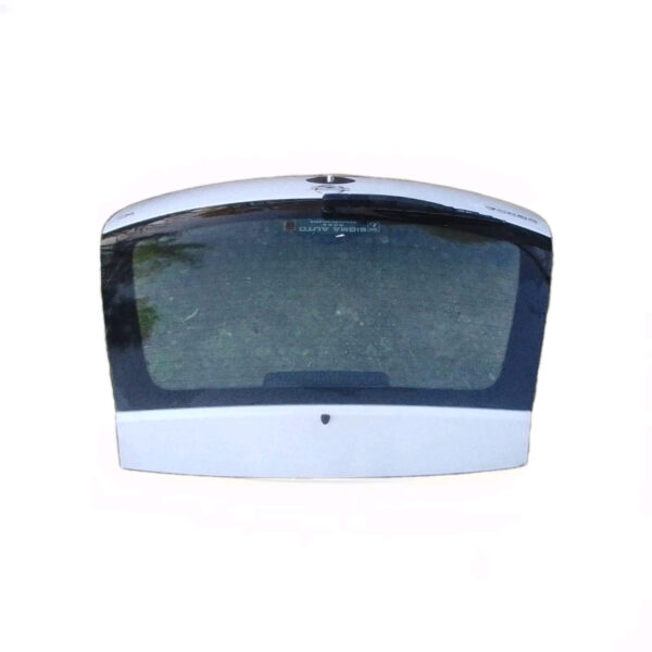 PORTELLONE COFANO BAGAGLIAIO LUNOTTO POSTERIORE OPEL CORSA C 2003 AL 2006 BIANCO - immagine 5
