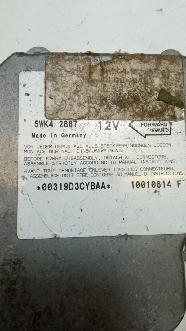 5WKA2867 10010314F CENTRALINA CONTROLLO AIRBAG SEAT ALTEA IBIZA 2001 - immagine 3
