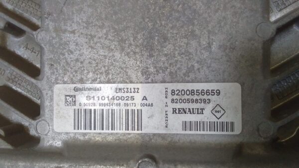 8200856659 KIT CHIAVE CENTRALINA DACIA SANDERO 1.4 BENZINA GPL 2008 AL 2012 - immagine 12