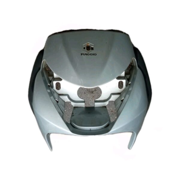 SCUDO CARENA ANTERIORE ORIGINALE PIAGGIO BEVERLY 250 1 SERIE GRIGIO ARGENTO 2006