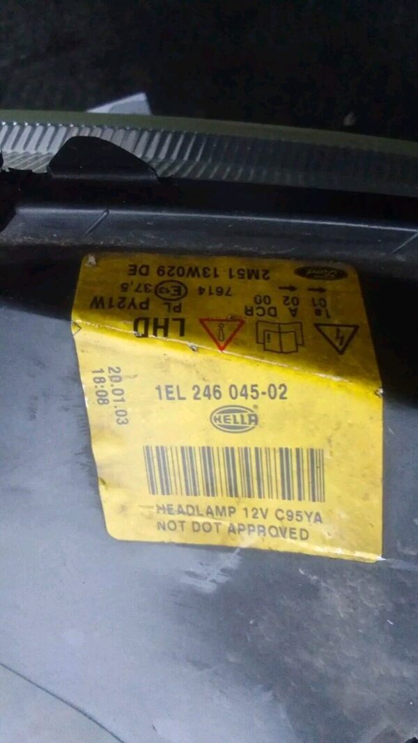 1EL24604502 FARO FANALE ANTERIORE XENON DESTRO ORIGINALE FORD FOCUS 1998-2004 - immagine 6