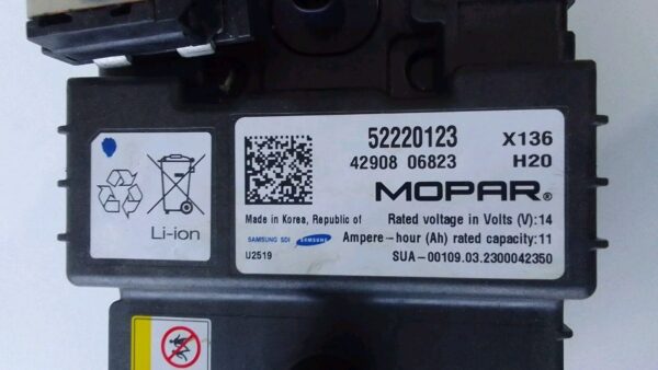 52220123  BATTERIA  HYBRID FIAT 500 PANDA /  LANCIA Y YPSILON - immagine 6