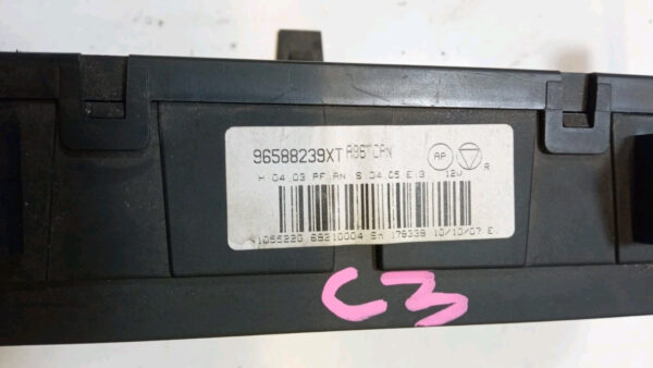 96588239XT COMANDI  CLIMA ARIA A/C ORIGINALE PEUGEOT 1007 / CITROEN C3 1 SERIE - immagine 5
