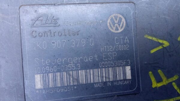 1K0614517M CENTRALINA POMPA ABS FRENI VW VOLKSWAGEN GOLF 5 V 1.9 TDI 2003 - 2008 - immagine 10