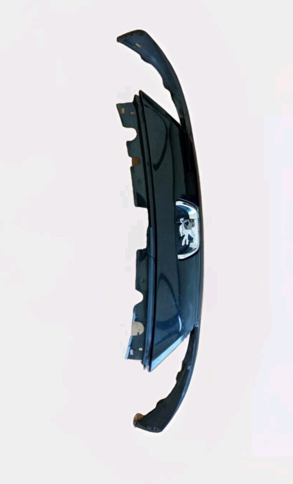 MASCHERINA LOGO GRIGLIA  ANTERIORE ORIGINALE PEUGEOT 1007 2005 AL 2010 NERO - immagine 4