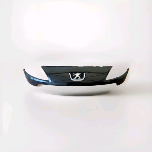 MASCHERINA LOGO GRIGLIA  ANTERIORE ORIGINALE PEUGEOT 1007 2005 AL 2010 NERO