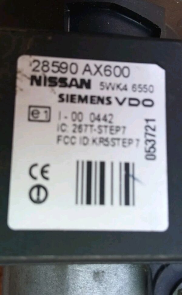 MEC37-300 C1 5916 KIT CENTRALINA BLOCCHETTO CHIAVE NISSAN MICRA K12 BENZINA 2005 - immagine 12